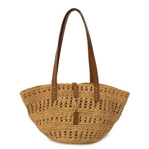 SAINT LAURENT PARIS Panier Crochet Tote Bag